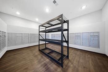 Secure package & mail room